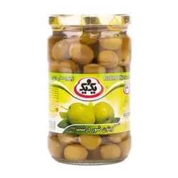 زيتون شور درشت يک و يک 670 گرمي