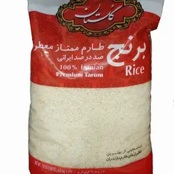 برنج طارم ممتاز معطر صد در صد ايراني 4/5 کيلوگرمي گلستان