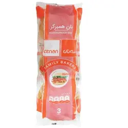 نان همبرگر 3 عددي سه نان