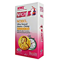 کاندوم نوبل تحريک کننده و تاخيري 12 عددي nobel ultra sexual desire+delay dotted&amp;ribbed