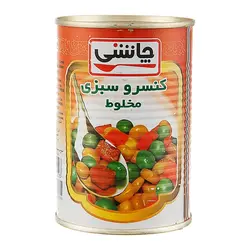کنسرو سبزي مخلوط 420 گرمي چاشني