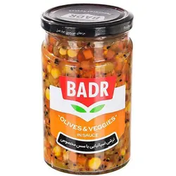 ترشي اسپانيايي با سس مخصوص بدر 650 گرمي