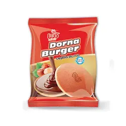 کيک درنا برگر کاکائويي با مغزکرم کاکائويي 40 گرمي