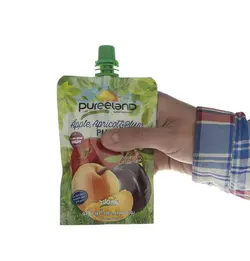 نوشيدنی سيب و زردآلو و الو پوره لند