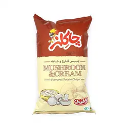 چيپس قارچ و خامه