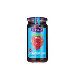 مرباي توت فرنگي شيشه اي 570 شانا