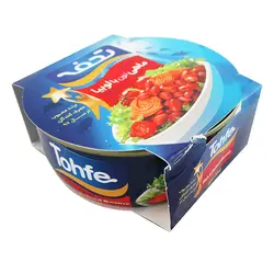 تن ماهي با لوبيا تحفه.