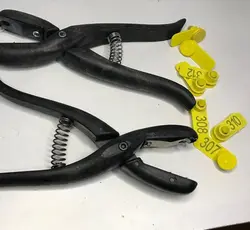 پنس شماره گوش گوسفندی لیزری