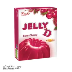 پودر ژله آلبالو _ 100 گرمی _ 12 عدد _ جلی دی