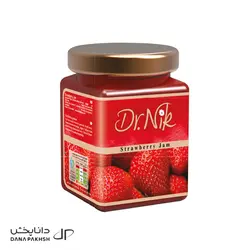 مربای توت فرنگی  _ 300 گرمی _ 12 عدد _ دکتر نیک