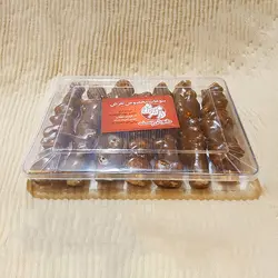 باسلوق با مغز گردو و شیره انگور 400 گرم کم مغز