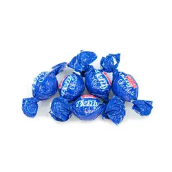 شکلات دو سر پیچ پلنتی رنگ آبی شیرین عسل