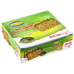 بیسکویت گرجی جوین با تزئین کنجد و شوید