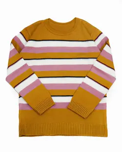 بلوز یقه گرد راه راه | پوشاک دارکوب