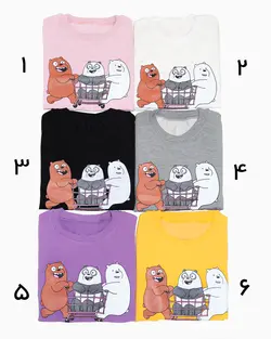 بلوز سه کله پوک 6 رنگ | پوشاک دارکوب