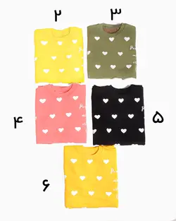 بلوز دورس قلب 6 رنگ | پوشاک دارکوب