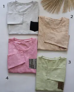 بلوز جیب دار آینه ای | پوشاک دارکوب