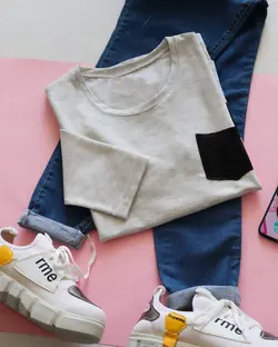 بلوز جیب دار آینه ای | پوشاک دارکوب