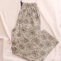 شلوار گل گلی ملانژ