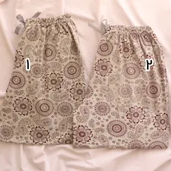 شلوار گل گلی ملانژ