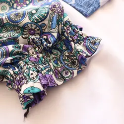 شلوار گیاهی | آبی