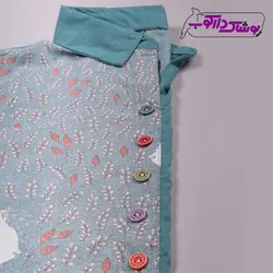 تاپ زنانه کوتاه | یقه دار فانتزی