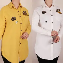 مانتو زنانه ساده | الیاف طرح دار