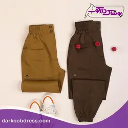 شلوار کتان دخترانه جدید | مدل چارلی