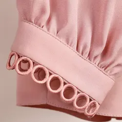 شومیز دخترانه مجلسی شیک | حریر یقه قلاب بافی