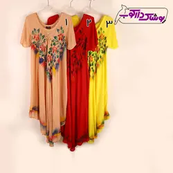 پیراهن هندی نیمه آستین