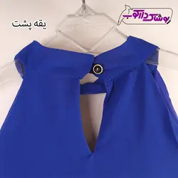 تاپ حریر یقه ایستاده