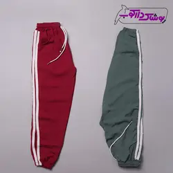 شلوار بغل خط دار زنانه | بغل نوار دار