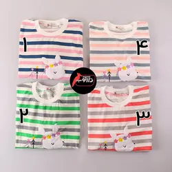 بلوز دخترانه فانتزی شیک | طرح راه راه