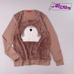 بلوز زمستانه دخترانه | جلو خزدار پنگوئن