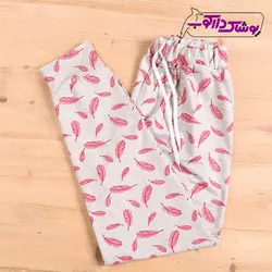 شلوار راحتی زنانه نخی | تو خونه ای پر