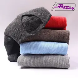 بلوز بافتنی دخترانه | طرح یقه هفت