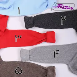 بلوز بافتنی دخترانه | طرح یقه هفت