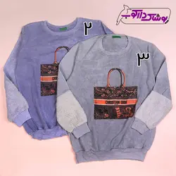 بلوز اسپرت استین دار | طرح کیف