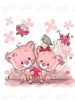 پرده زبرای اتاق کودک دخترانه KG209