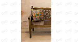پرده دکوپیک | کد 141 | همراه یک عدد کوسن