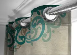 پرده دکوپیک | کد 3-201 | همراه یک عدد کوسن