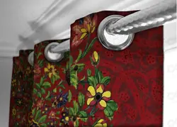 پرده دکوپیک | کد 3-212 | همراه یک عدد کوسن