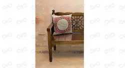 پرده دکوپیک | کد 2-202 | همراه یک عدد کوسن