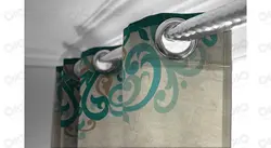 پرده دکوپیک | کد 2-202 | همراه یک عدد کوسن