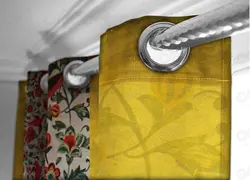 پرده دکوپیک | کد 42 | همراه یک عدد کوسن
