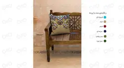 پرده دکوپیک | کد 304 | همراه یک عدد کوسن