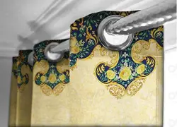 پرده دکوپیک | کد 311 | همراه یک عدد کوسن