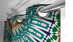 پرده دکوپیک | کد 92 | همراه یک عدد کوسن