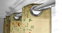 پرده دکوپیک | کد131 | همراه یک عدد کوسن
