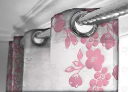 پرده دکوپیک کد 291 به همراه یک عدد کوسن